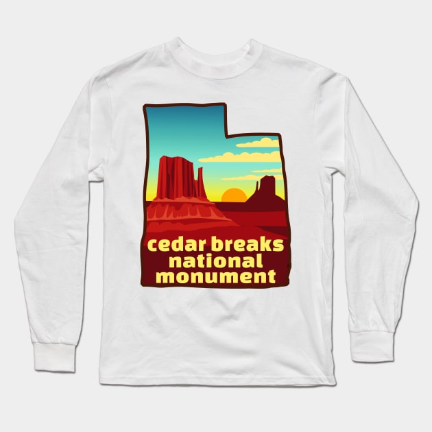 Cedar Breaks National Monument Utah Long Sleeve T-Shirt by TravelTime